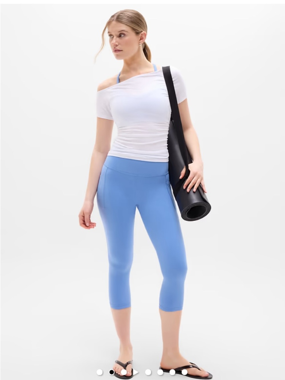Athleta Salutation Stash High Rise Capri size M petite